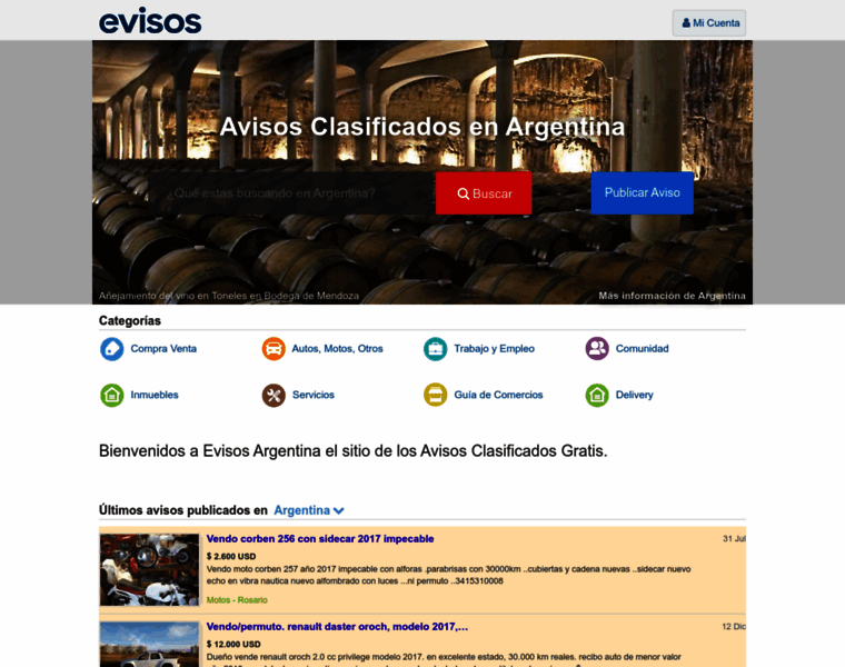 Evisos.com.ar thumbnail