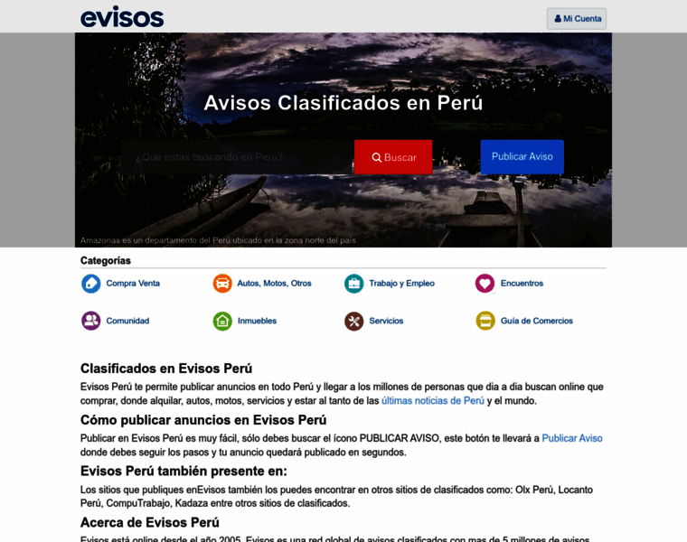 Evisos.com.pe thumbnail