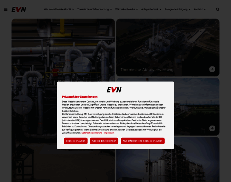 Evn-waermekraftwerke.at thumbnail