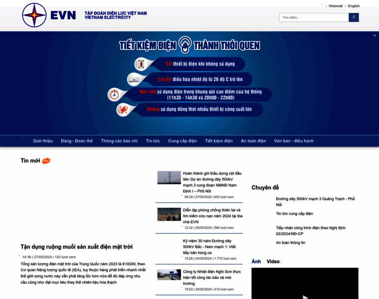Evn.com.vn thumbnail