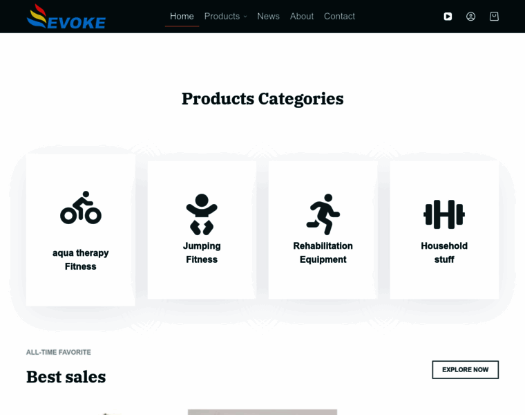 Evoke-fitness.com thumbnail