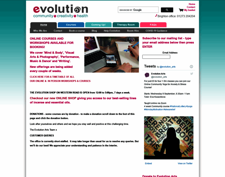 Evolutionarts.org.uk thumbnail