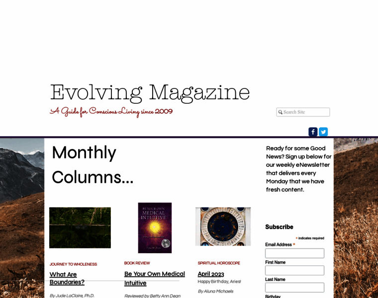 Evolvingmagazine.com thumbnail