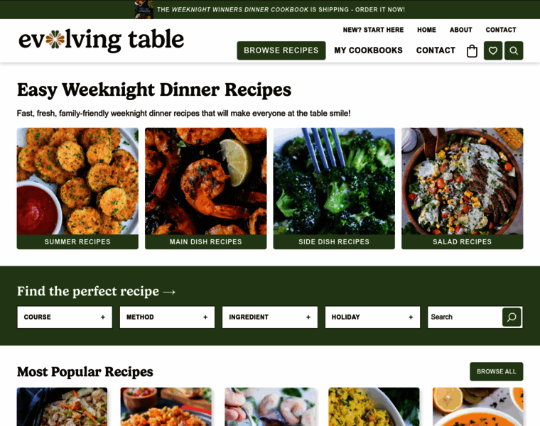 Evolvingtable.com thumbnail