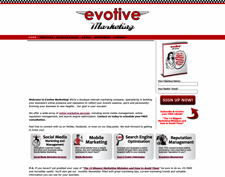 Evotivemarketing.com thumbnail
