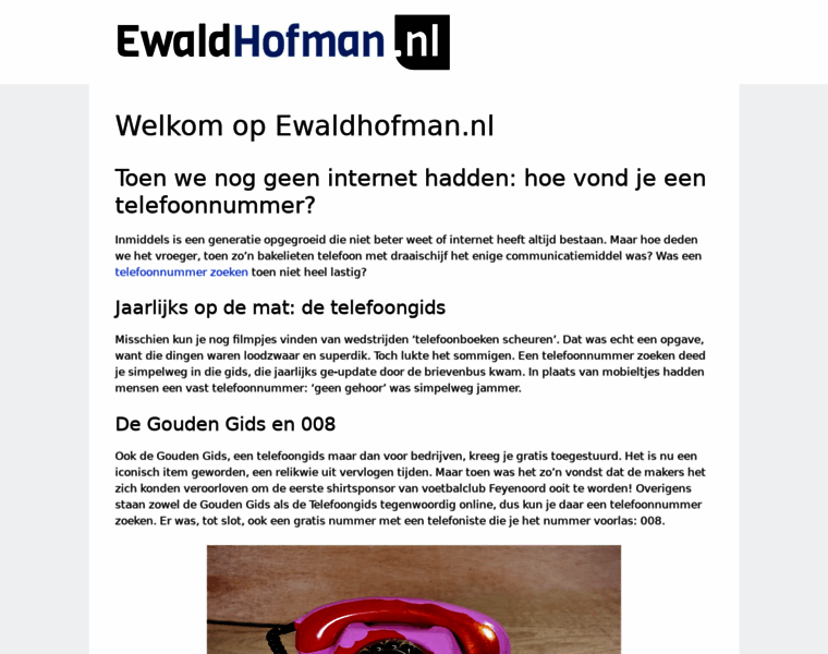 Ewaldhofman.nl thumbnail