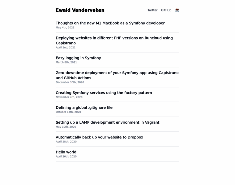 Ewaldvanderveken.dev thumbnail Ewaldvanderveken.dev thumbnail