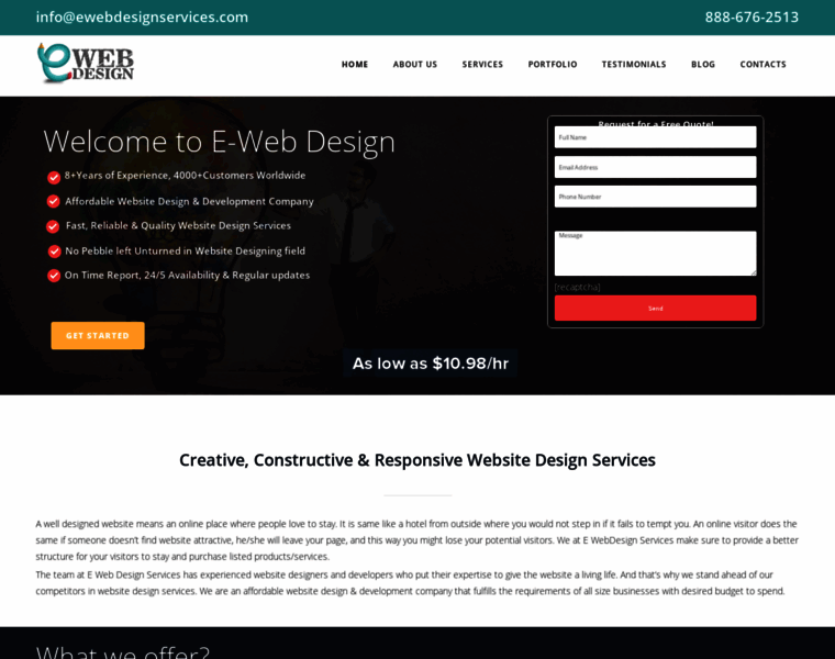 Ewebdesignservices.com thumbnail