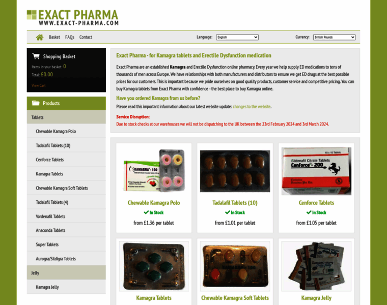 Exact-pharma.com thumbnail