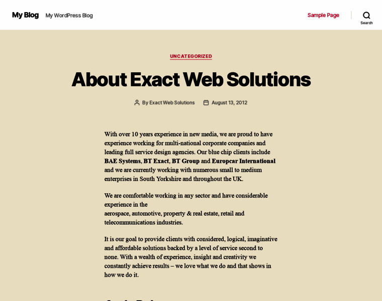 Exactwebsolutions.co.uk thumbnail