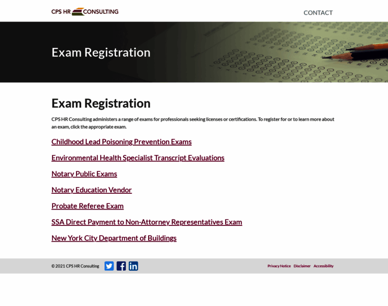 Exam-registration.cpshr.us thumbnail