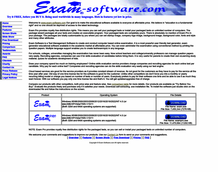 Exam-software.com thumbnail