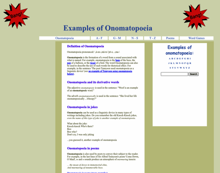 Examples-of-onomatopoeia.com thumbnail