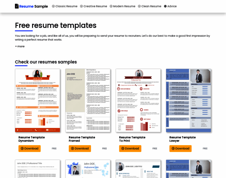 Examples-of-resumes.net thumbnail