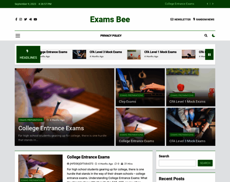 Examsbee.com thumbnail