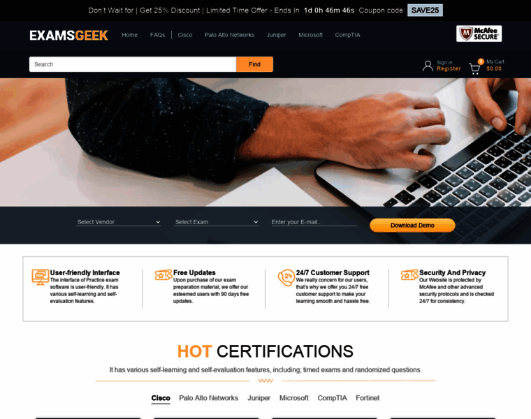 Examsgeek.com thumbnail