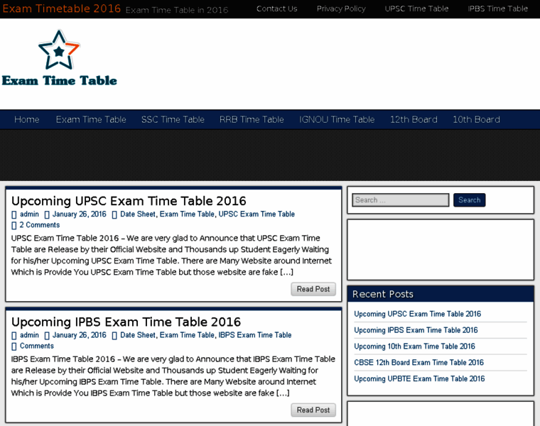 Examstimetable.in thumbnail Examstimetable.in thumbnail