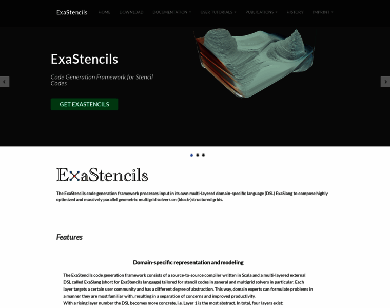 Exastencils.org thumbnail