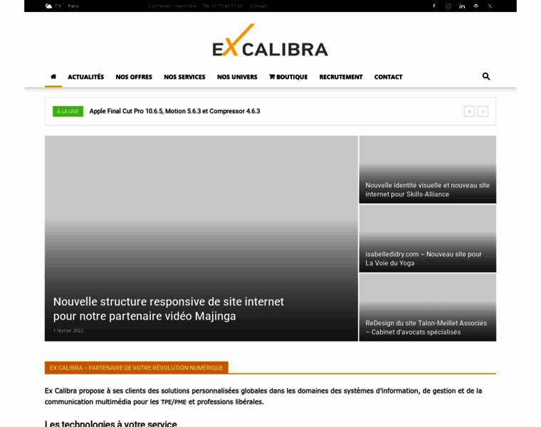 Excalibra.com thumbnail