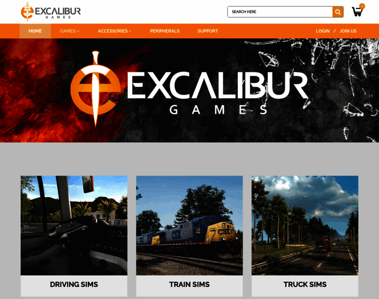 Excalibur-games.com thumbnail