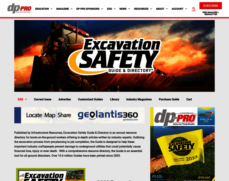 Excavationsafetyguide.com thumbnail