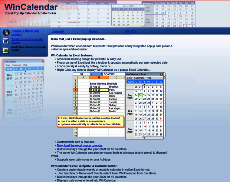 Excel-calendar.com thumbnail