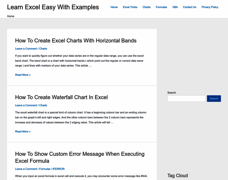 Excel-learner.com thumbnail