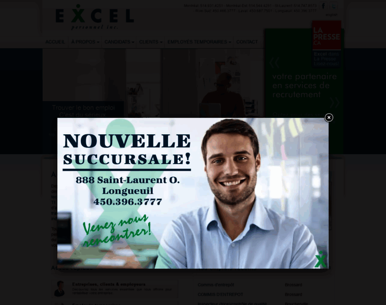 Excel-personnel.ca thumbnail