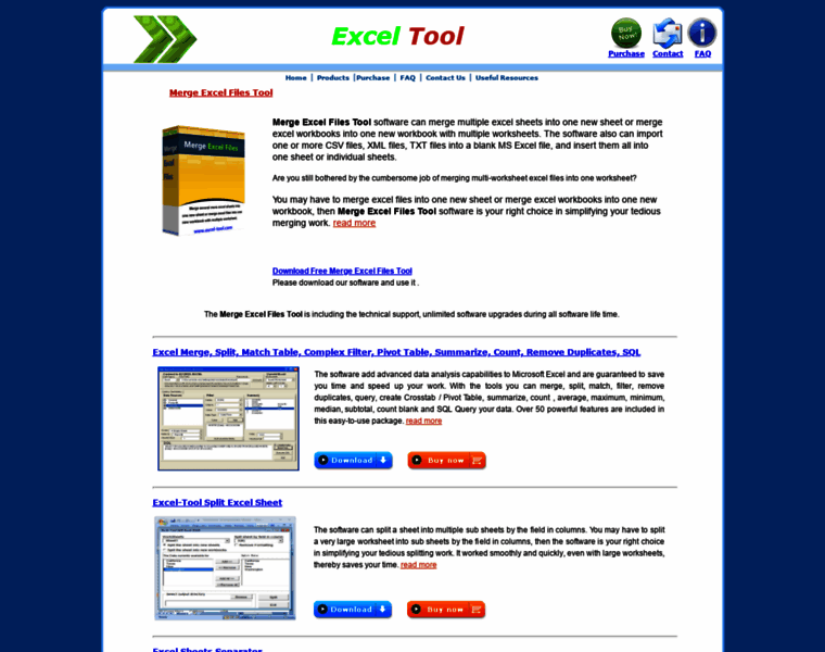 Excel-tool.com thumbnail