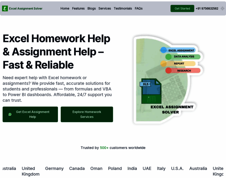 Excelassignmentsolver.com thumbnail