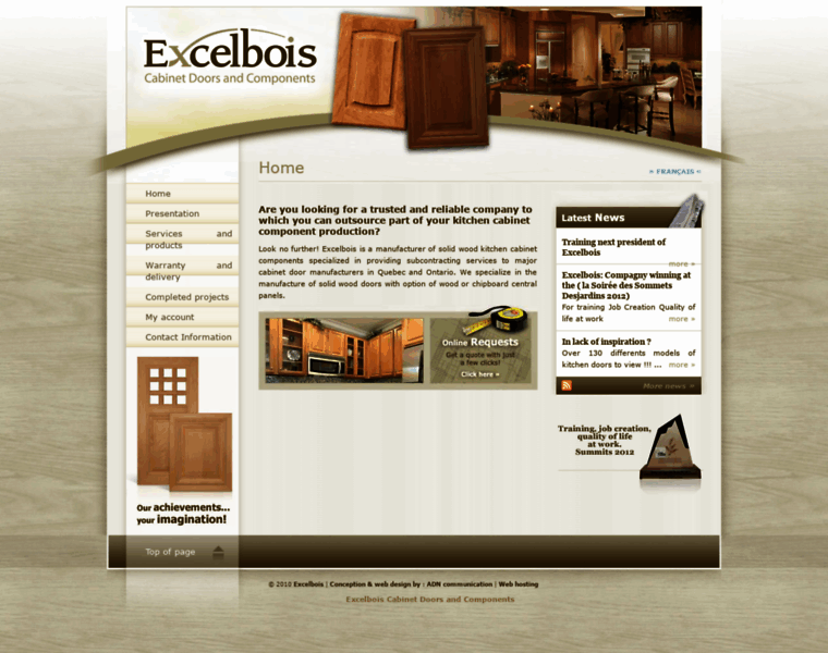 Excelbois.ca thumbnail