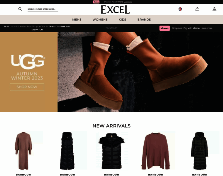 Excelclothing.com thumbnail