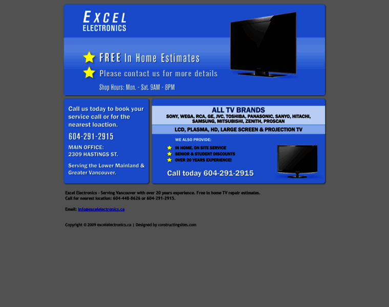 Excelelectronics.ca thumbnail Excelelectronics.ca thumbnail