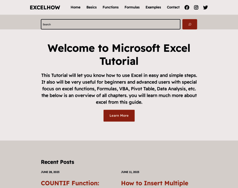 Excelhow.net thumbnail