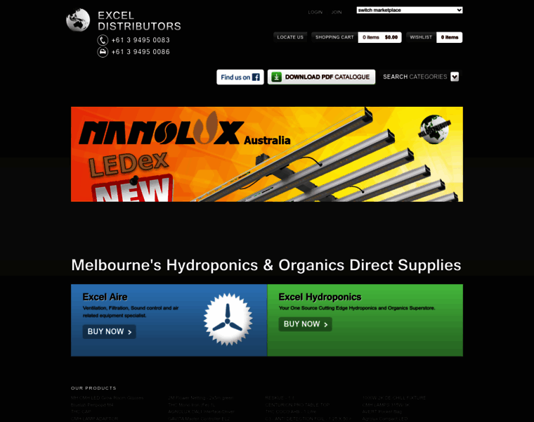 Excelhydroponics.com.au thumbnail