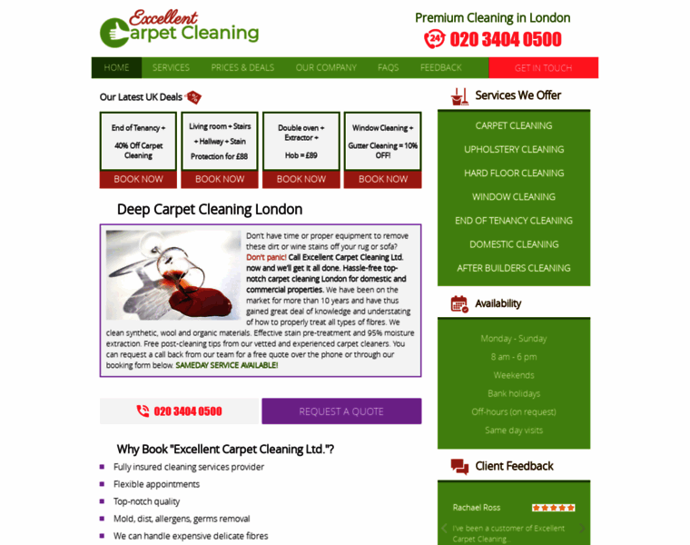 Excellentcarpetcleaning.co.uk thumbnail