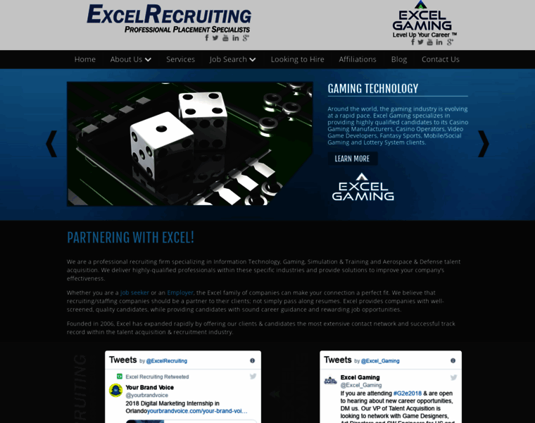 Excelrecruiting.com thumbnail