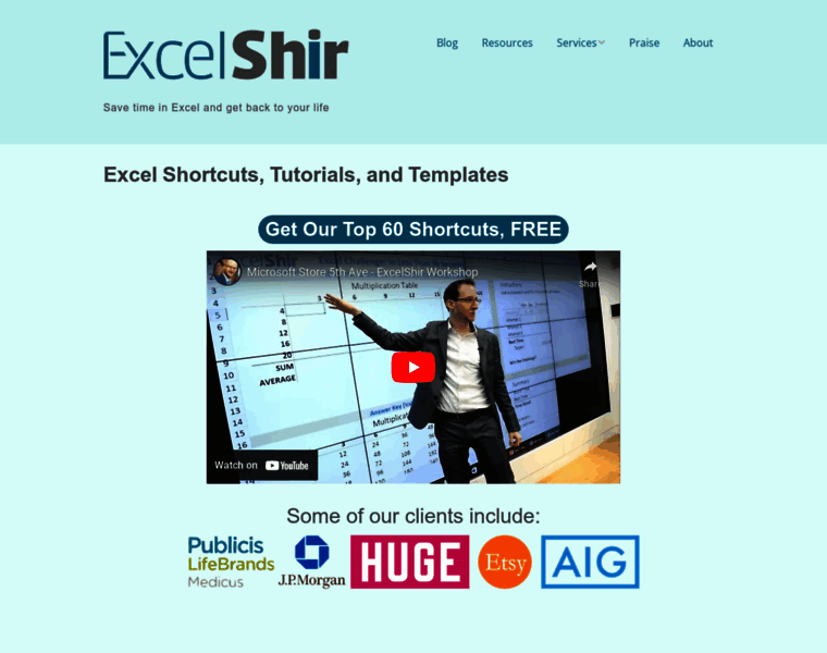 Excelshir.com thumbnail