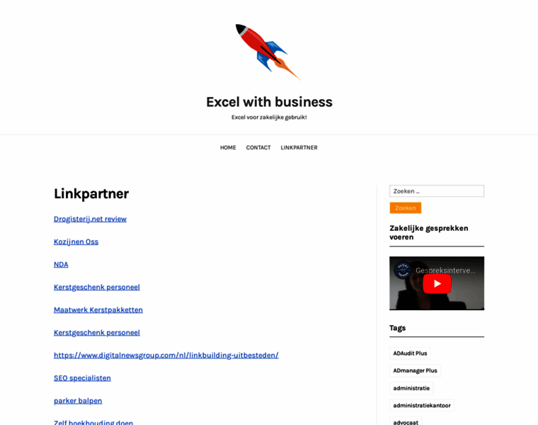 Excelwithbusiness.nl thumbnail Excelwithbusiness.nl thumbnail