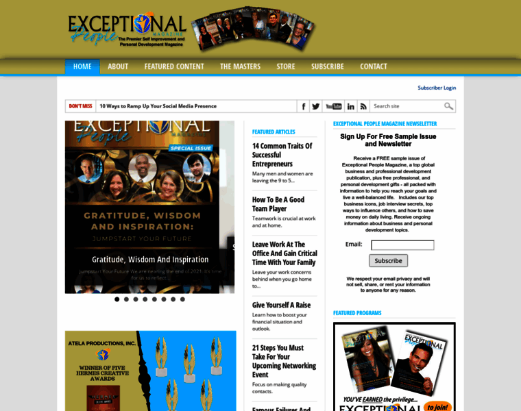 Exceptionalmag.com thumbnail