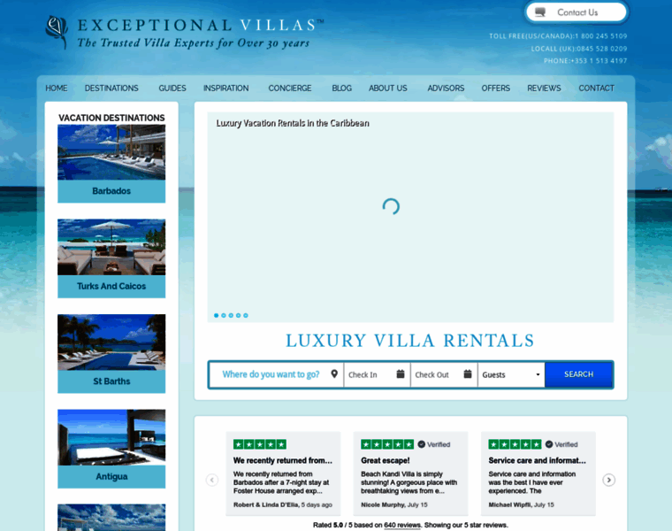 Exceptionalvillas.com thumbnail