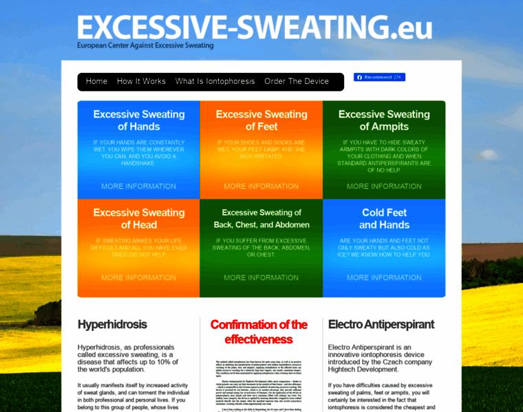 Excessive-sweating.eu thumbnail
