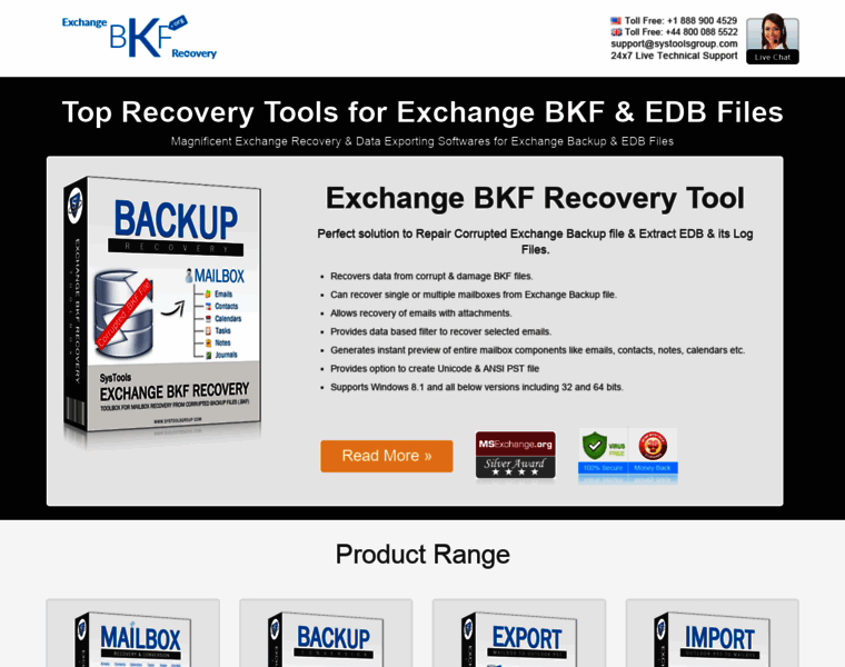 Exchangebkfrecovery.org thumbnail
