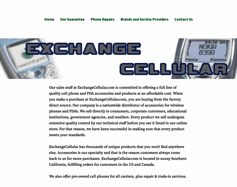 Exchangecellular.com thumbnail