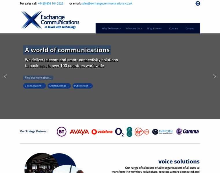 Exchangecommunications.co.uk thumbnail