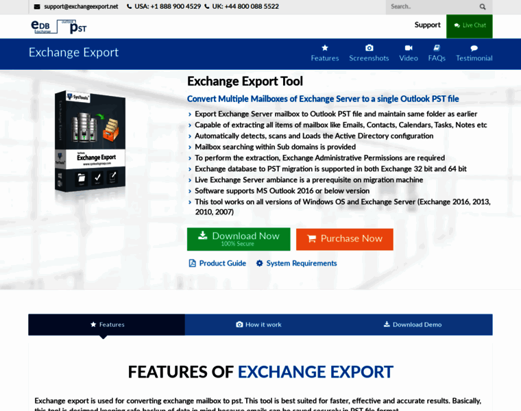Exchangeexport.net thumbnail