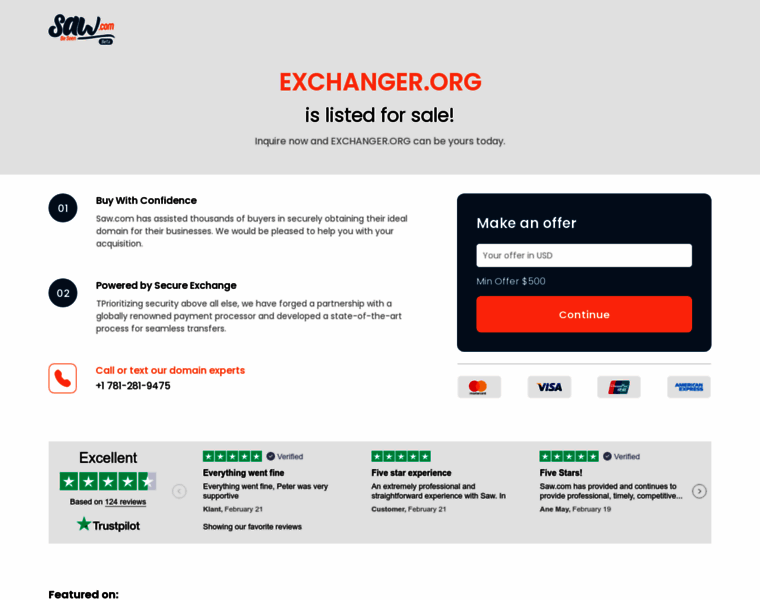 Exchanger.org thumbnail