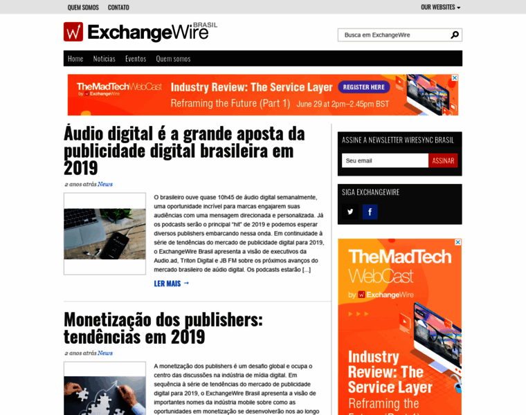 Exchangewire.com.br thumbnail