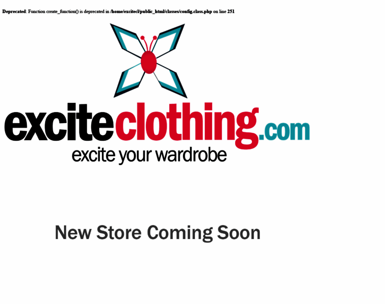 Exciteclothing.com thumbnail