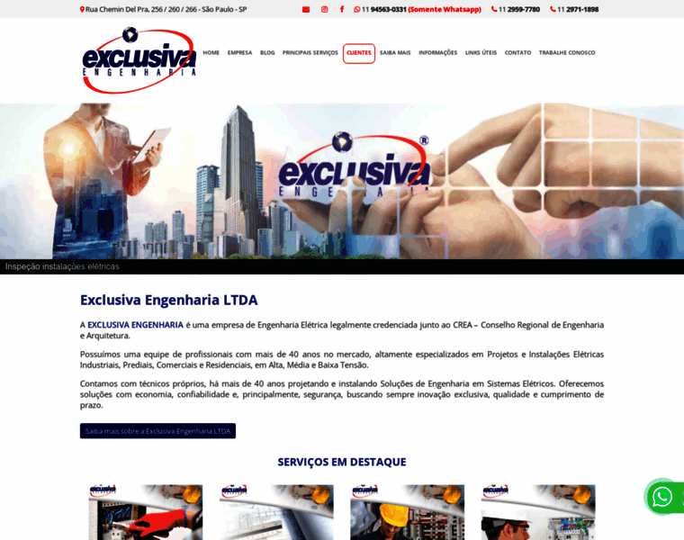 Exclusivaengenharia.com.br thumbnail